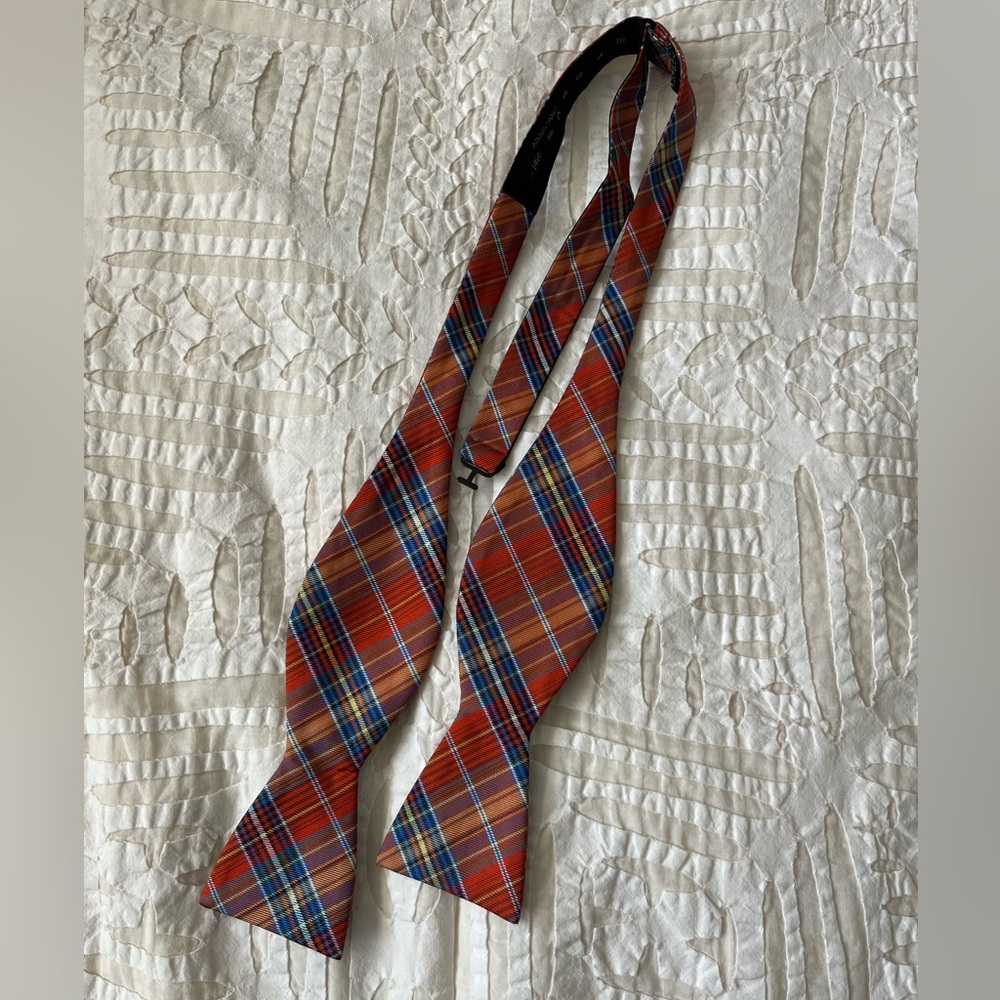 Plaid Bow Tie